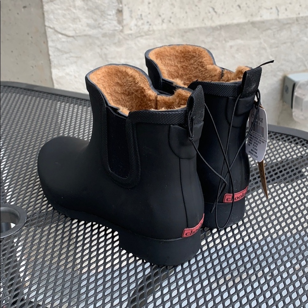 NWT 2020 Chooka Delridge Chelsea Black Rain Boot - Picture 3 of 5